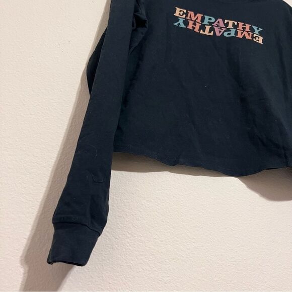 ABOUND - Black Empathy Graphic Long Sleeve Tee - Picture 4 of 10